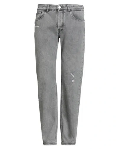 Pmds Premium Mood Denim Superior Man Jeans Grey Size 34 Cotton, Elastane In Gray