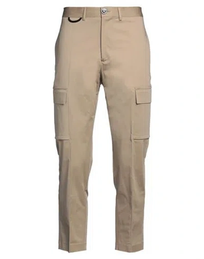 Pmds Premium Mood Denim Superior Man Pants Beige Size 34 Cotton, Elastane