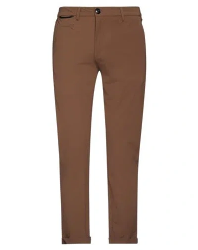 Pmds Premium Mood Denim Superior Man Pants Brown Size 33 Polyamide, Elastane In Brown
