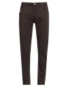 Pmds Premium Mood Denim Superior Man Pants Chocolate Brown Size 32 Cotton, Elastane In Brown