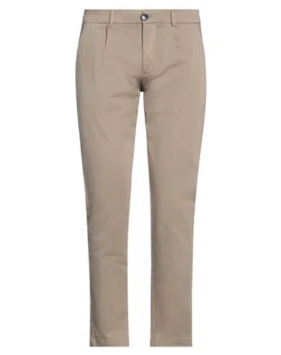 Pmds Premium Mood Denim Superior Man Pants Khaki Size 30 Cotton, Polyamide, Polyester, Elastane In Beige