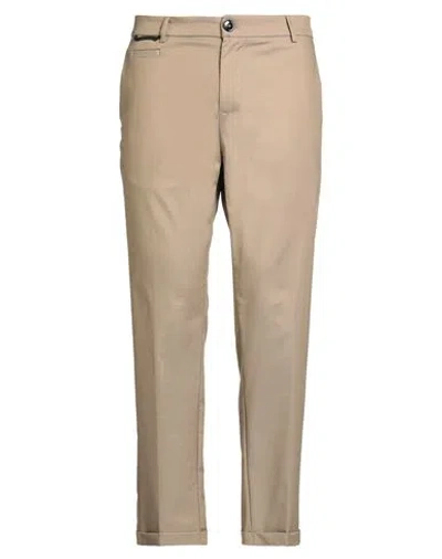 Pmds Premium Mood Denim Superior Man Pants Khaki Size 33 Cotton, Polyamide, Elastane In Brown
