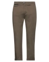 Pmds Premium Mood Denim Superior Man Pants Military Green Size 34 Cotton, Elastane In Green