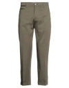 Pmds Premium Mood Denim Superior Man Pants Military Green Size 36 Cotton, Elastane