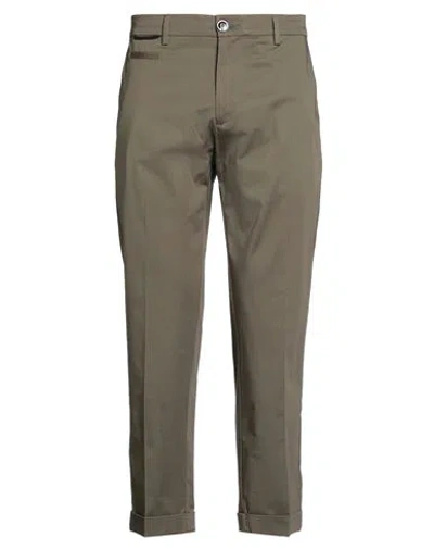 Pmds Premium Mood Denim Superior Man Pants Military Green Size 36 Cotton, Elastane