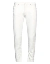 Pmds Premium Mood Denim Superior Man Jeans Off White Size 38 Cotton, Elastane In White