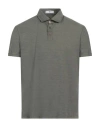 Pmds Premium Mood Denim Superior Man Polo Shirt Military Green Size L Polyamide, Polyester, Elastane In Green