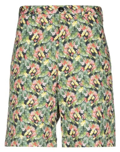 Pmds Premium Mood Denim Superior Bermudas In Green