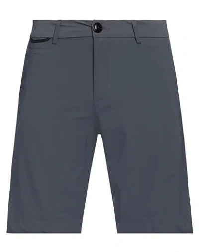 Pmds Premium Mood Denim Superior Man Shorts & Bermuda Shorts Lead Size 33 Polyamide, Elastane In Grey