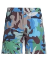 Pmds Premium Mood Denim Superior Man Shorts & Bermuda Shorts Military Green Size 34 Polyamide, Elast