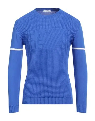 Pmds Premium Mood Denim Superior Man Sweater Blue Size M Polyamide
