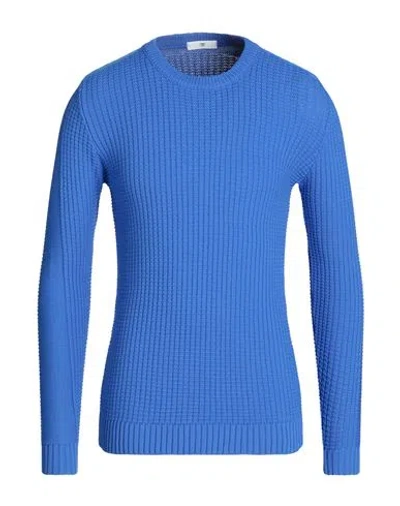 Pmds Premium Mood Denim Superior Man Sweater Bright Blue Size L Polyamide