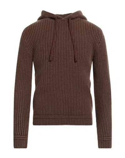 Pmds Premium Mood Denim Superior Man Sweater Dark Brown Size Xxl Virgin Wool