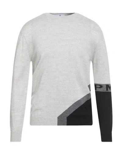 Pmds Premium Mood Denim Superior Man Sweater Light Grey Size Xl Merino Wool, Acrylic In Gray
