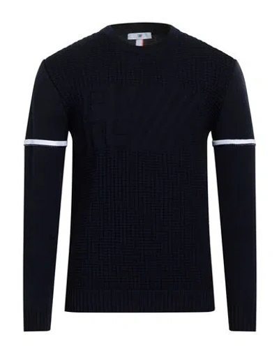 Pmds Premium Mood Denim Superior Man Sweater Midnight Blue Size L Polyamide
