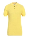 Pmds Premium Mood Denim Superior Man Sweater Yellow Size L Cotton