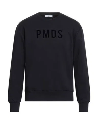 Pmds Premium Mood Denim Superior Man Sweatshirt Midnight Blue Size M Cotton