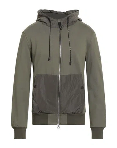 Pmds Premium Mood Denim Superior Man Sweatshirt Military Green Size Xl Cotton, Polyester, Elastane