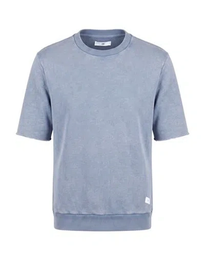 Pmds Premium Mood Denim Superior Man Sweatshirt Slate Blue Size S Cotton