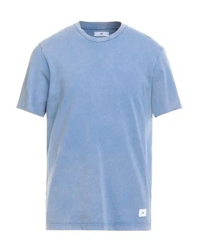 Pmds Premium Mood Denim Superior Man T-shirt Slate Blue Size S Cotton