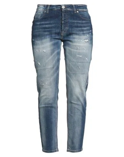 Pmds Premium Mood Denim Superior Woman Jeans Blue Size 32 Cotton, Elastane