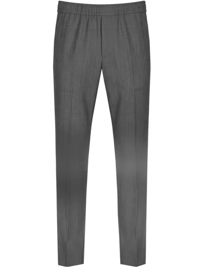 P.m.d.s Pmds Slim-fit Trousers In Grey