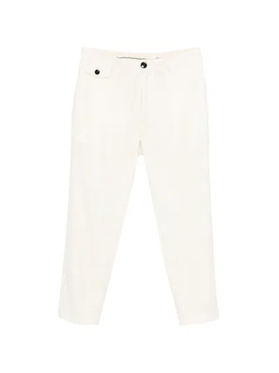 P.m.d.s Tatho Pleated Trousers In White