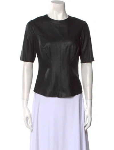 Pre-owned Pnina Tornai Crew Neck Short Sleeve T-shirt In Black