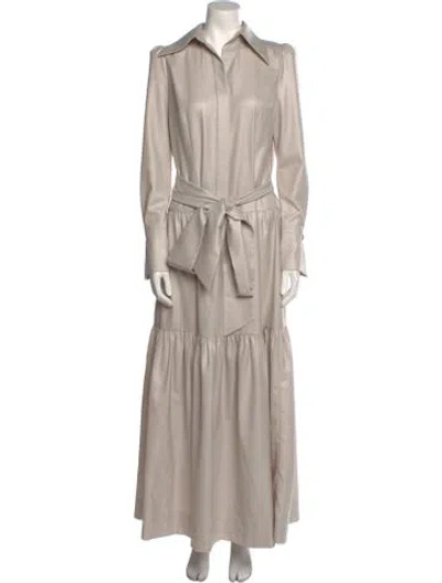 Pre-owned Pnina Tornai Long Dress In Neutral