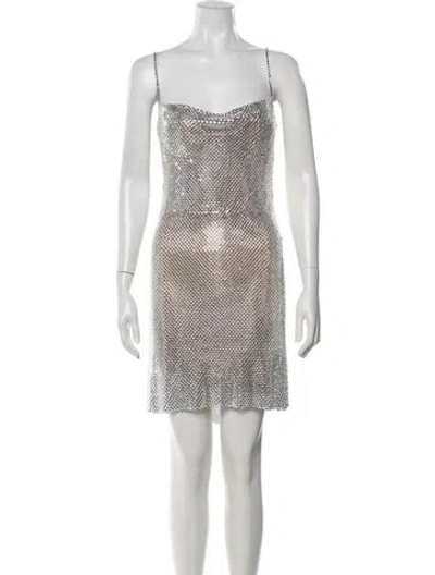Pre-owned Pnina Tornai Patterned Mini Dress In Multicolor
