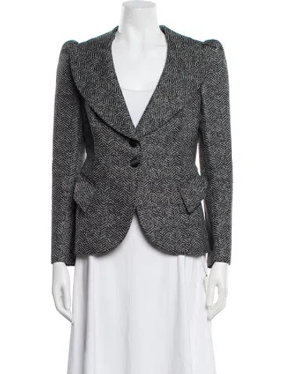 Pre-owned Pnina Tornai Printed Blazer