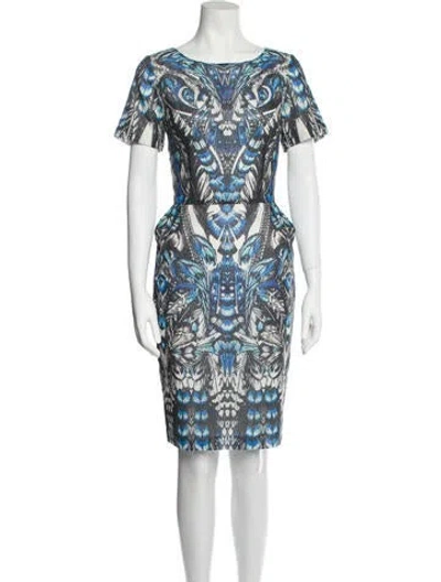 Pre-owned Pnina Tornai Printed Knee-length Dress In Multi