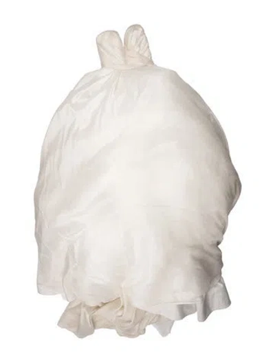 Pre-owned Pnina Tornai Strapless Long Dress In White