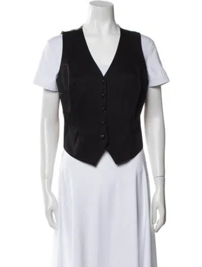 Pre-owned Pnina Tornai Vest In Black
