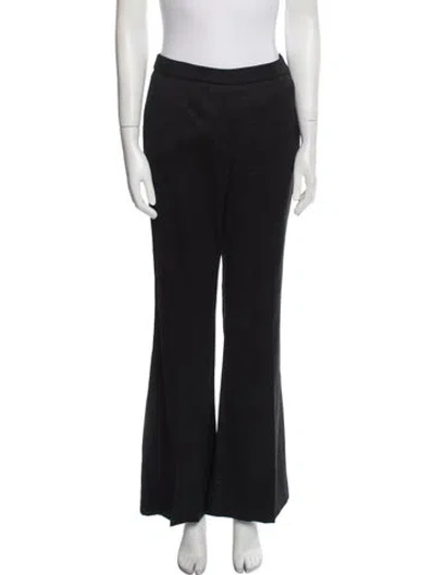 Pre-owned Pnina Tornai Wide Leg Pants In Black