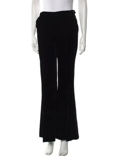 Pre-owned Pnina Tornai Wide Leg Pants In Black