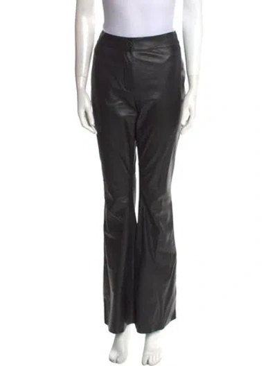 Pre-owned Pnina Tornai Wide Leg Pants In Black