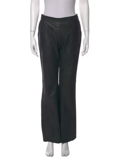 Pre-owned Pnina Tornai Wide Leg Pants In Black