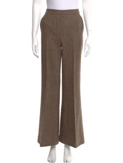 Pre-owned Pnina Tornai Wide Leg Pants In Brown