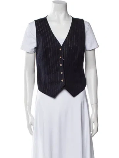 Pre-owned Pnina Tornai Wool Striped Vest