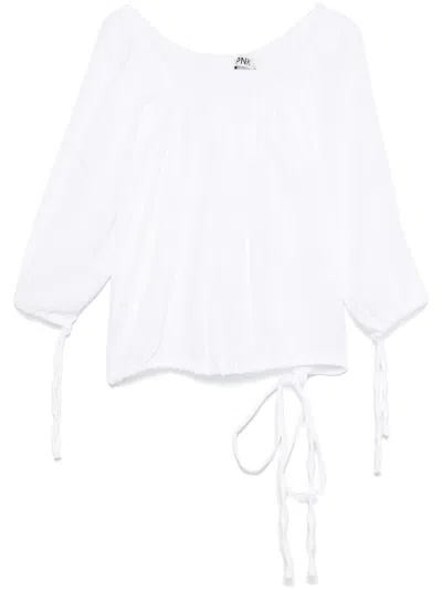 Pnk Cotton Blouse In 白色