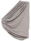 Pnk Draped Top In Grey