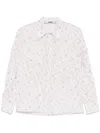 Pnk Floral-print Blouse In White