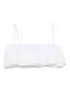 Pnk Lace-trimmed Cotton Top