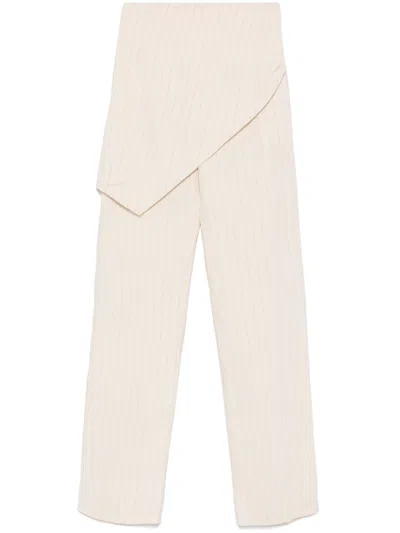 Pnk Layered Trousers In Neutrals