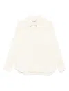 Pnk Open-back Linen Shirt