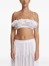 Pnk Ruffled Top In White