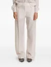 Pnk Welt-pocket Trousers In Neutral