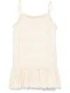 Pnk Zigzag Pattern Mini Dress In Neutrals