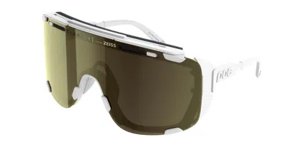 Poc Devour Glacial Dvg1001 9586 Occhiali Da Sole Bianchi Per Uomo In White